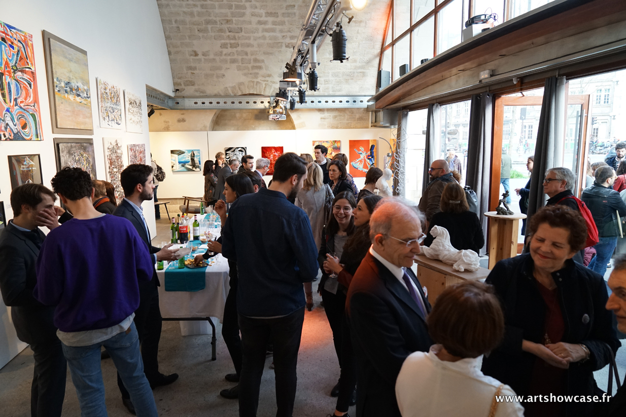 Exposition — Vue d'ensemble du vernissage